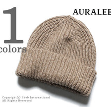 AURALEE キャメルヘア リブニットキャップ A5AK07CH画像
