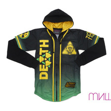 MISHKA QUARANTINE HOODED BASEBALL JERSEY FL151208M画像