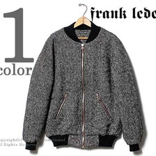 FRANK LEDER ウールへリンボーン ボマージャケット 0627047画像
