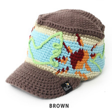 go slow caravan 玉編みキャップ 332905画像