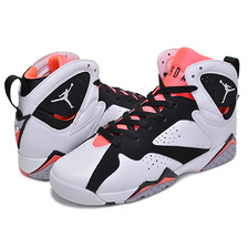 NIKE AIR JORDAN 7 RETRO GG wht/wht-blk-hot lava 442960-106画像