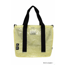 STUSSY &times; Herschel Supply Clear Yellow Tarpaulin Tote Bag 134129画像