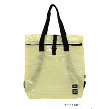 STUSSY × Herschel Supply Clear Yellow Tarpaulin Tall Tote Bag 134128画像