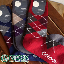 rasox アーガイル ウール・クルー CA152CR02画像
