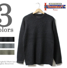 TOWN CRAFT モヘアクルーネックセーター TC16F004画像