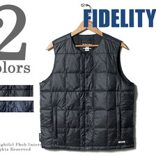 FIDELITY パッカブル インナーダウンベスト F15FO-01画像