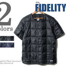 FIDELITY パッカブル インナーダウンS/Sシャツ F15FO-03-SS画像