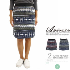 AVIREX NATIVE PT SWEAT REVERSIBLE SKIRT 6256093画像