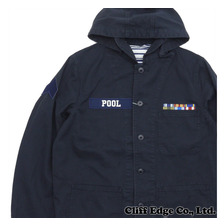 the POOL aoyama MILITARY COVER-ALL JACKET NAVY画像