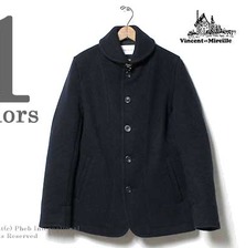 VINCENT ET MIREILLE ROUND COLLAR COAT VM15FO-01画像