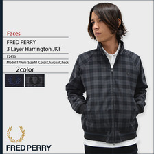 FRED PERRY 3 Layer Harrington JKT Faces F2436画像