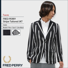 FRED PERRY Stripe Tailored JKT Faces F2435画像