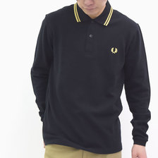 FRED PERRY M7115 長袖ポロシャツ ブラック FRED PERRY（フレッドペリー） ポロシャツ 英国製 長袖 メンズ M7115