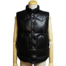 Y'2 LEATHER STEER.OIL LEATHER DOWN VEST SV-01画像