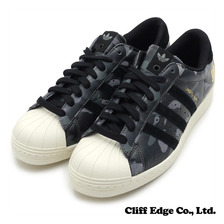 A BATHING APE &times; UNDEFEATED &times; adidas SUPERSTAR 80v CBLACK/CINDER/CWHITE画像