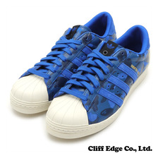 A BATHING APE &times; UNDEFEATED &times; adidas SUPERSTAR 80v CROYAL/DMARIN/CWHITE画像