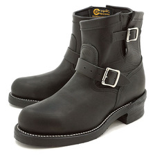 CHIPPEWA 7-inch original steel toe enginner boots MAT BLACK 1901M58画像