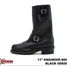CHIPPEWA 11" ENGINEER BOOT BLACK ODESSA 1901M57画像