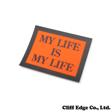 the POOL aoyama × FORTY PERCENT AGAINST RIGHTS MY LIFE STICKER ORANGE画像