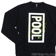 the POOL aoyama &times; FORTY PERCENT AGAINST RIGHTS DRIP SWEAT PULLOVER BLACK画像