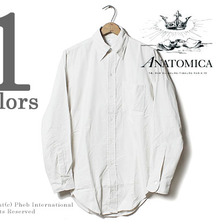 ANATOMICA コーデュロイ アメリカンカット ボタンダウンシャツ 530-502-03画像