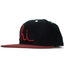 In4mation HI CARDS SNAPBACK BLACKxCARDINAL IMT152画像