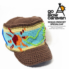 go slow caravan SINGLE CROCHET SPECIAL CAP 302726画像