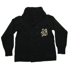 BLACK SIGN Double Breasted Tailor Collar Cardigan BSFW-15801B画像