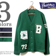 Pherrow's レタードカーディガン ニット 15W-PCD1画像