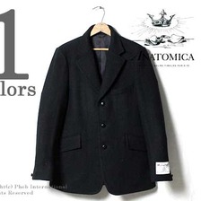 ANATOMICA ハリスツイード ウールジャケット 530-482-04画像