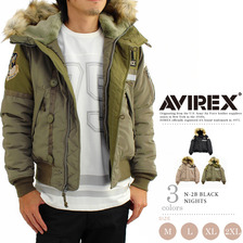 AVIREX N-2B BLACK NIGHTS 6152160画像