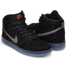 NIKE DUNK HIGH PREMIUM FLASH SB BLACK / BLACK - CLEAR 806333-001画像