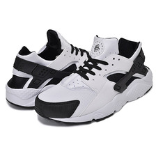 NIKE AIR HUARACHE RUN GS wht/blk-wht 654275-103画像