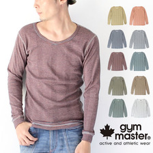 gym master コットン フライス ピンボーダー クルーネック カットソー G402301画像