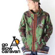go slow caravan 迷彩プリント パーカー JACKET 330213画像
