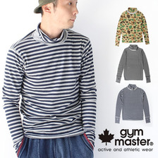 gym master プリント リブ タートルネック G433346画像