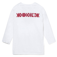 ANIMALIA ROUND WEST - 7/10 Sleeve - Logo (WHITE) AN15A-CS04画像