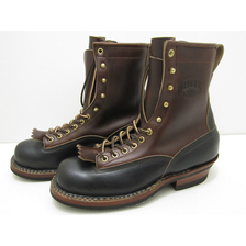 WHITE'S BOOTS Smoke Jumper 8 inches height Lace-to-Toe Chrome Excel Leather Two Tone Color画像