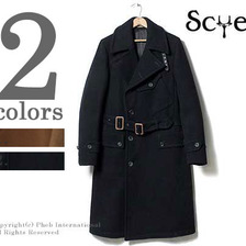 SCYE BASICS ウールカシミヤメルトンモーターサイクルコート 5115-73510画像
