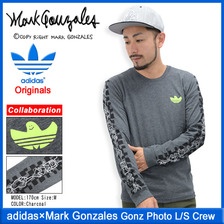 adidas Originals &times; Mark Gonzales Gonz Photo L/S Crew AB3205画像