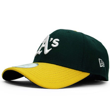NEW ERA OAKLAND ATHLETICS 9FORTY 6-PANEL CAP GREENxGOLD 11118729画像