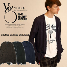 VIRGO Grunge damage cardigan VG-KNIT-51画像