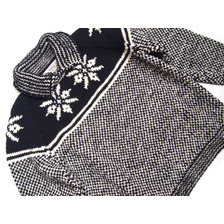 INVERALLAN 30D SNOWFLAKE SKIPPER PULLOVER /made in scotland画像