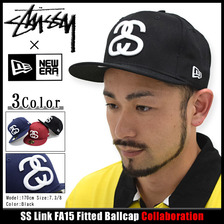 STUSSY &times; NEW ERA SS Link FA15 Fitted Ballcap 131484画像