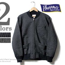 Pherrow's ビーチクロス ライトオンスジップジャケット 15W-PBCC1画像