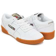 Reebok WORKOUT LO CLEAN TC WHITE / BLACK / OLIVE / OATMEAL TIGER CAMO PACK V62638画像
