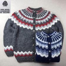 ICE LAND KNIT スノーカーディガン画像