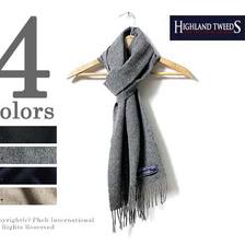 HIGHLAND TWEEDS PLAIN MUFFLER画像