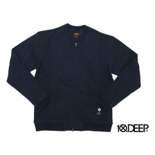 10DEEP HOODLS WORK ZIP SWEAT NAVY画像