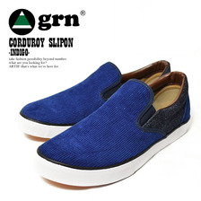 grn CORDUROY SLIPON -INDIGO- GG544047T画像